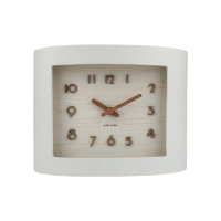 Stolové hodiny Karlsson 5961WH, 17cm